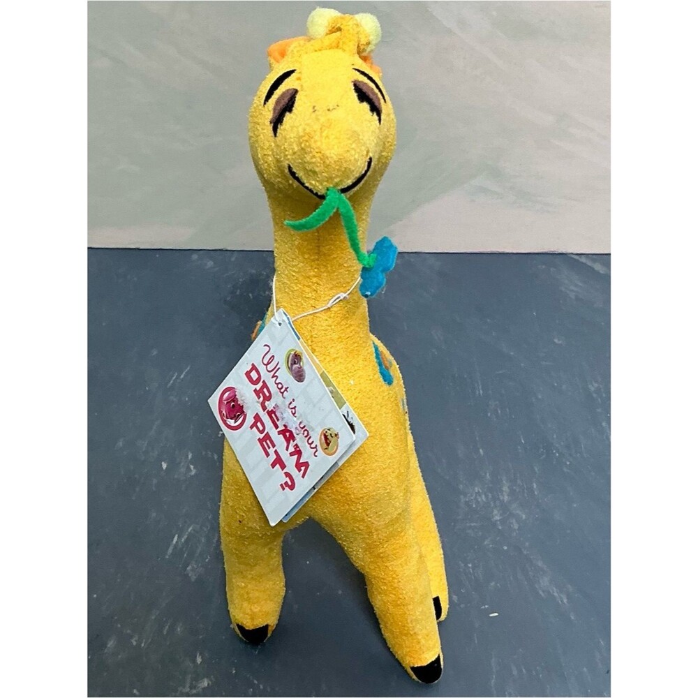 New With Tags Vintage Dakin Dream Pet Gypsy The Yellow Giraffe